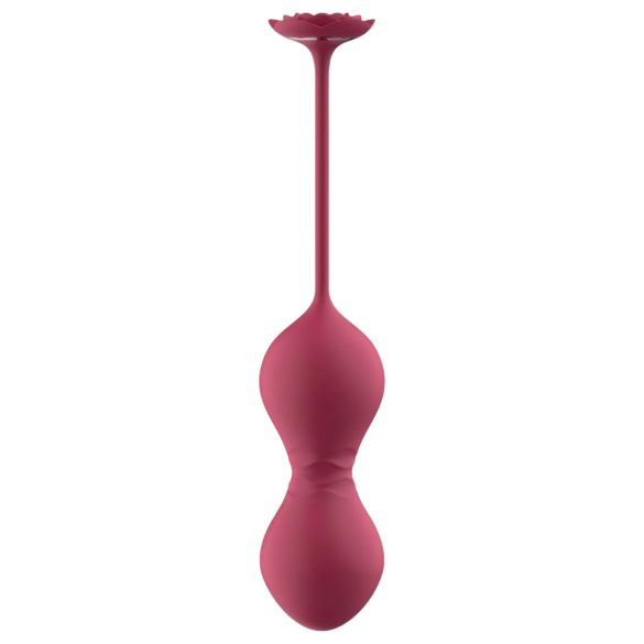 Raytech Rose: Bola vaginal recargable e impermeable (roja)