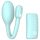 Raytech - huevo vibrador azul con control remoto recargable