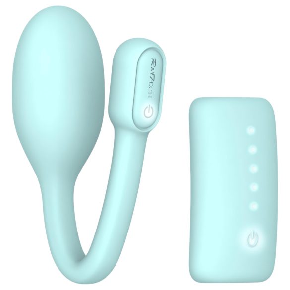 Raytech - huevo vibrador azul con control remoto recargable