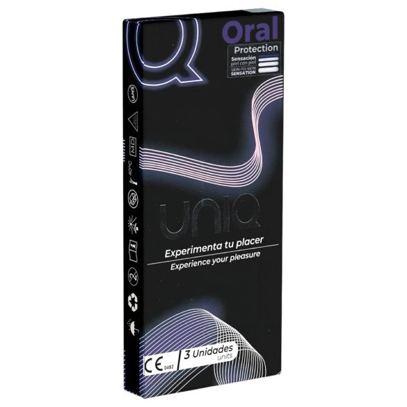 Uniq - Condón oral sin látex (3 uds)