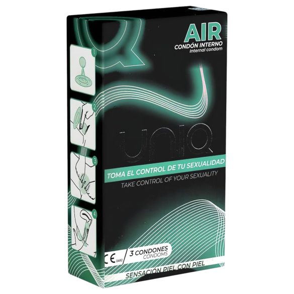 Uniq Air - preservativo femenino ultrafino - 3 unidades