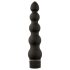 Black Magic 7 - vibrador anal rígido 5 bolas - silicona negra