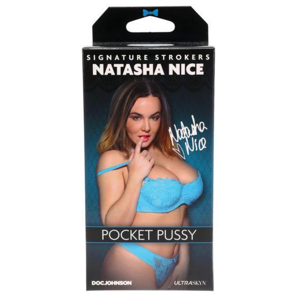 Doc Johnson Natasha Nice - masturbador vagina realista Ultraskyn - color natural