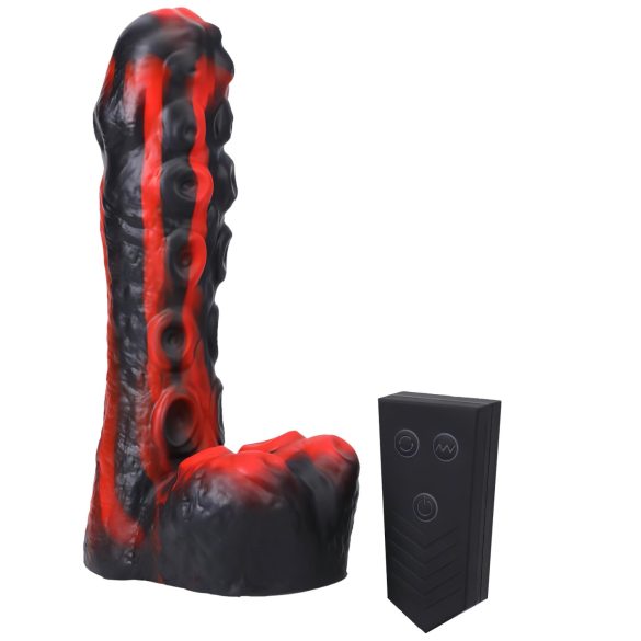 Mini Vibrador Empuje Rojo - Control Remoto