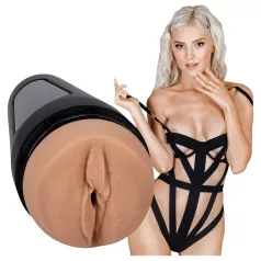   Doc Johnson Eva Elfie - Masturbador de vagina artificial Ultraskyn en estuche (color carne)