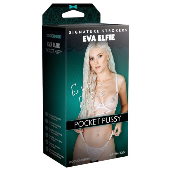 Doc Johnson Eva Elfie - masturbador realista Ultraskyn - color natural