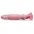 Crystal Jellies - dildo anal con ventosa (rosa)