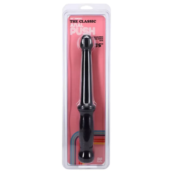 Doc Johnson - Dildo anal con mango - silicona negra
