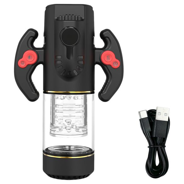 AlvUp - masturbador automático rotatorio - negro