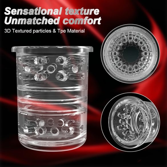 AlvUp - masturbador automático rotatorio - negro