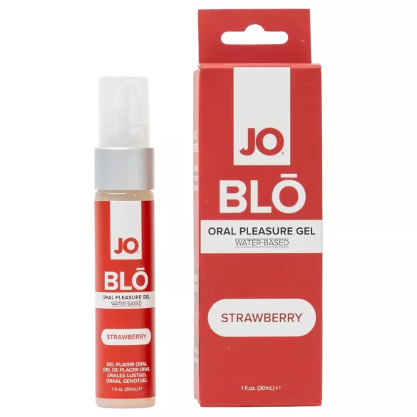 System JO BLO - gel oral con sabor, fresa (30 ml)