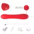 Bestoy - vibrador punto G con lengua - silicona roja