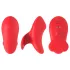 Bestoy - vibrador de dedo recargable - silicona roja