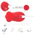 Bestoy - vibrador de dedo recargable - silicona roja