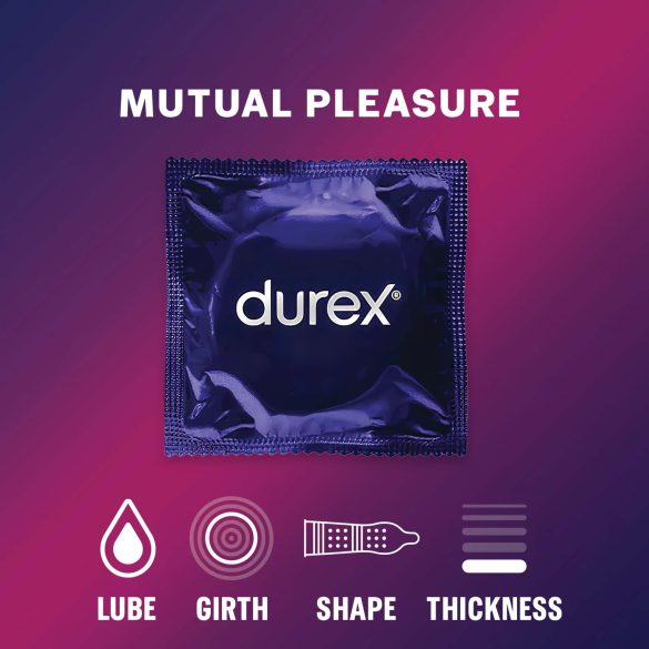 Durex Mutual Pleasure - preservativos retardantes (3 uds)