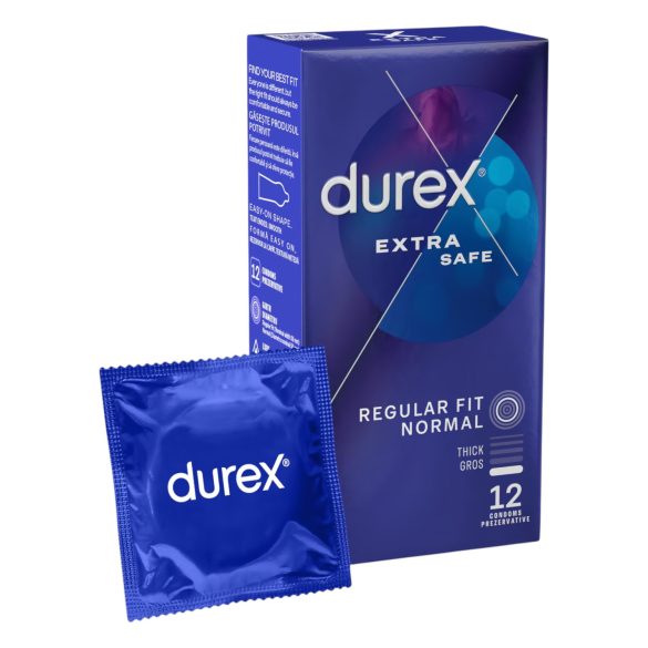 Durex Extra Seguro - Condones confiables (12 unidades)