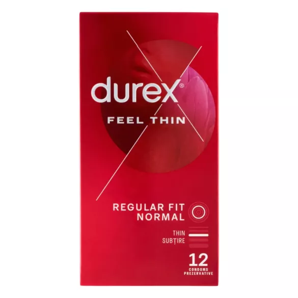 Durex - Preservativos ultra finos - sensación realista - 12 unidades