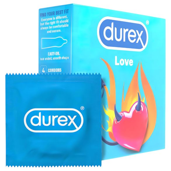 Durex Preservativo Love – Fácil de Colocar (4 uds)