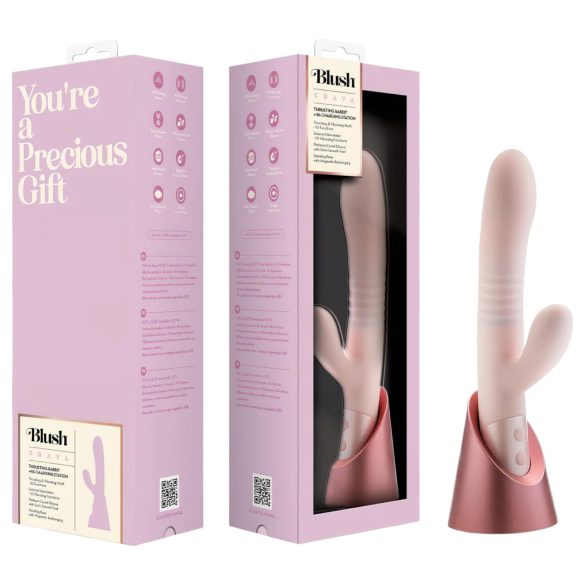 Blush Fraya - vibrador con estimulador de clítoris y función pulsante