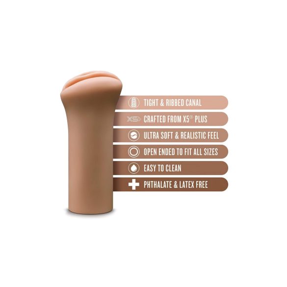 Enlust Molly - masturbador vaginal realista con fotos - silicona piel oscura