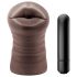Enlust Krystal - masturbador oral vibrador masculino - marrón
