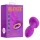 Oh My Gem - plug anal vibrador con gema - silicona lila