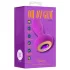 Oh My Gem - plug anal vibrador con gema - silicona lila