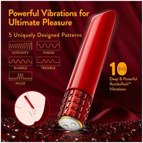 Oh Mi Joya - vibrador en barra recargable (rojo)