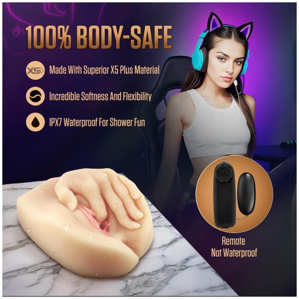 Enlust Selena - vagina artificial vibradora con imágenes de IA (color natural)