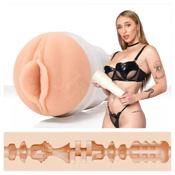 Fleshlight Angel Youngs - masturbador vaginal realista - color natural