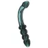 Prisms Hamsa - dildo doble punta para punto G - vidrio verde