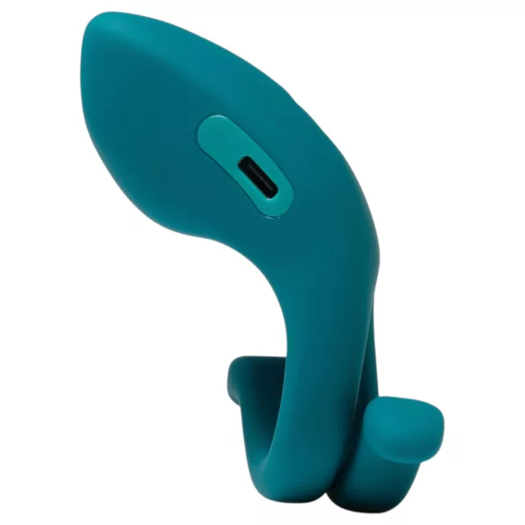 Dame Hug - anillo vibrador ajustable para el pene (verde)