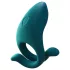 Dame Hug - anillo vibrador ajustable para el pene (verde)