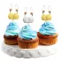 Glittaretti - set de velas forma pecho - pack 3 unidades