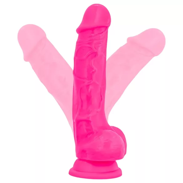 Blush Neo - consolador con ventosa - 19 cm - silicona rosa