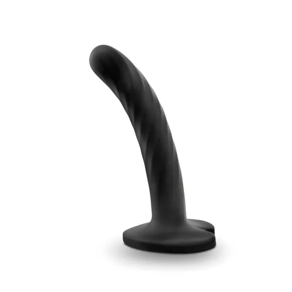 Temptasia Twist Small - consolador retorcido con ventosa (negro)