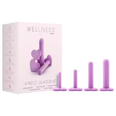   Blush Wellness - set de dilatadores vaginales - silicona - lila