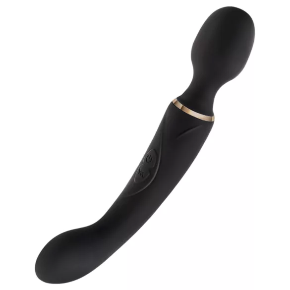 Blush Lush - Varita 2 en 1 y vibrador de punto G (negro)
