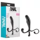 Anal Adventures - consolador prostático - silicona negra