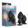 Juego Plugs Anales Platino - Negro (3 piezas)