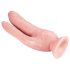 Dr. Skin 8 - Doble Dildo con Ventosa (Natural)