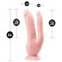 Dr. Skin 8 - Doble Dildo con Ventosa (Natural)