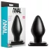Anal Adventures XL - plug anal grande - silicona negra