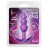 B Yours - plug anal con bolas - silicona lila