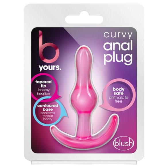 B Yours - plug anal - silicona rosa