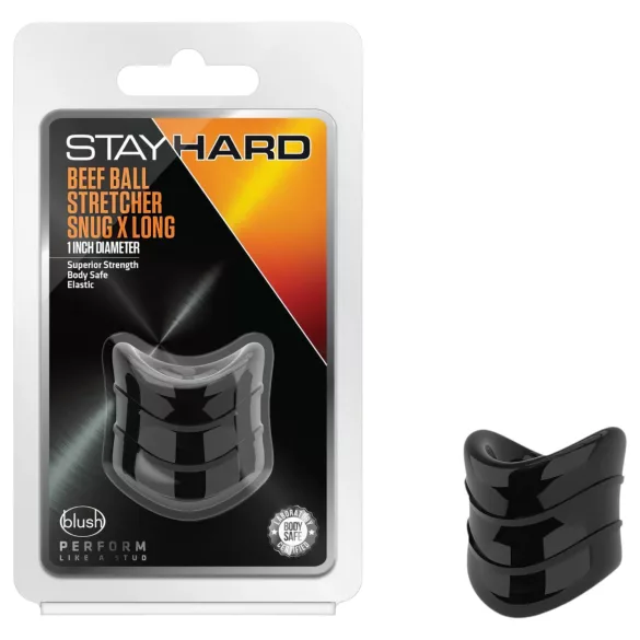 Stay Hard - anillo para el pene - silicona negra