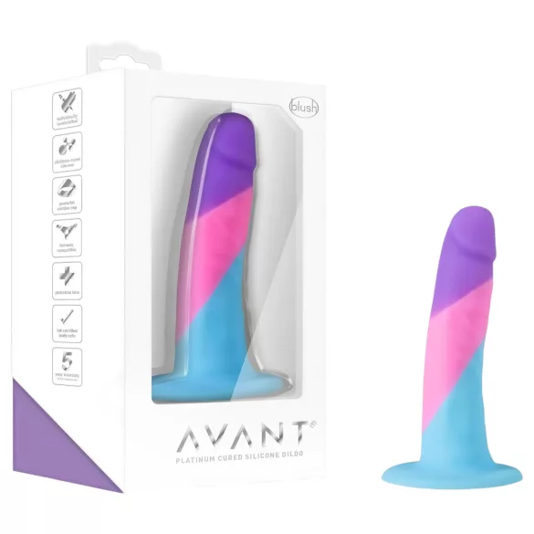 Avant Vision of Love - consolador con ventosa - multicolor
