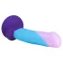Avant Purple Haze - consolador con ventosa - silicona - multicolor