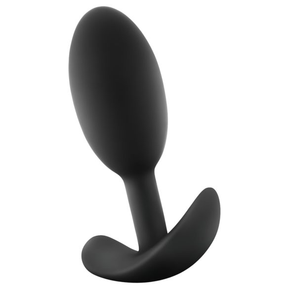 Anal Adventures Platinum - plug anal - tamaño mediano - silicona negra