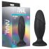 Anal Adventures Platinum Rocket - plug anal grande - silicona negra